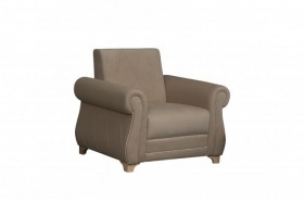 Кресло для отдыха "Порто" (велюр киви латте / микровельвет крем) в Козульке - kozulka.katalogmebeli.com | фото