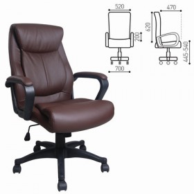 Кресло офисное BRABIX Enter EX-511 (коричневый) в Козульке - kozulka.katalogmebeli.com | фото