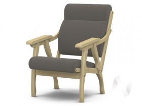 Кресло Вега-10 (бесцветный лак/ULTRA STONE) в Козульке - kozulka.katalogmebeli.com | фото