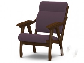Кресло Вега-10 (орех лак/ULTRA PLUM) в Козульке - kozulka.katalogmebeli.com | фото