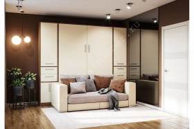 Шкаф-кровать с диваном Злата в Козульке - kozulka.katalogmebeli.com | фото