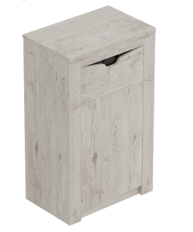 Тумба с дверцей и ящиком Соренто Дуб бонифаций/Кофе структурный матовый в Козульке - kozulka.katalogmebeli.com | фото